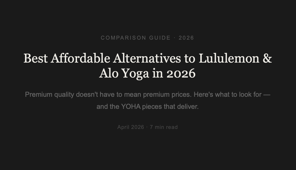Best Affordable Alternatives to Lululemon & Alo Yoga (2026)