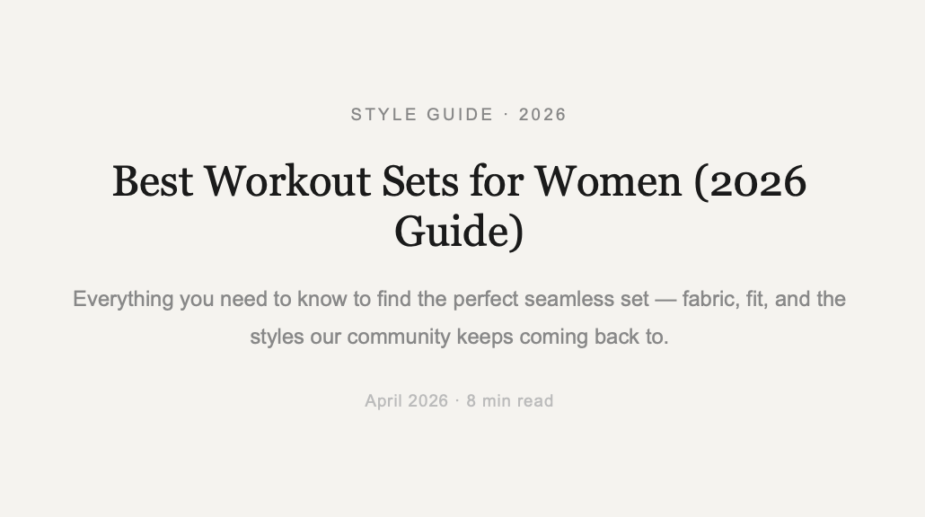 Best Workout Sets for Women (2026 Guide)