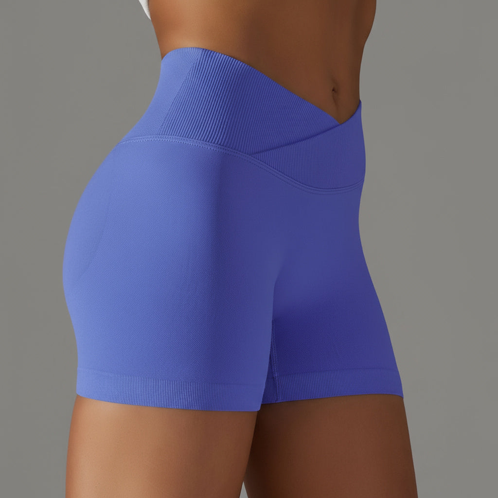 Seamless Knitted High Waist Shorts