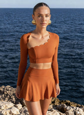 Irregular Long Sleeve Top