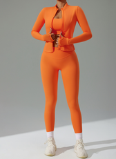 Three-Piece Quick-Dry Yoga Set — Breathable Sportswear