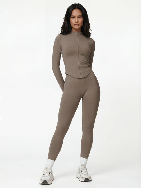 Yoha Elevate Zip-Up Yoga Set