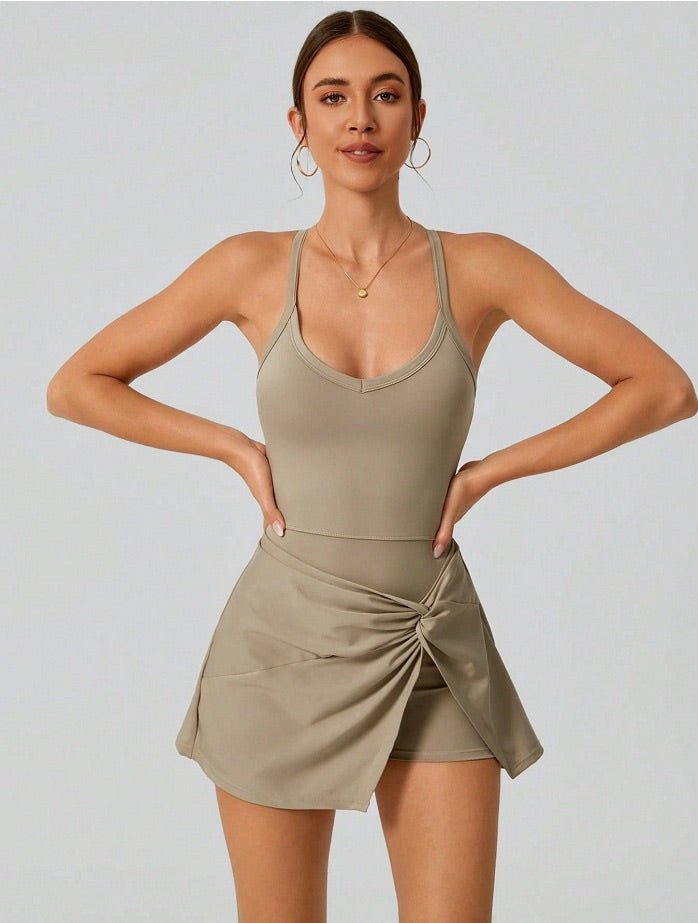 Elegance Flow  Seamless Yoga Jumpsuit