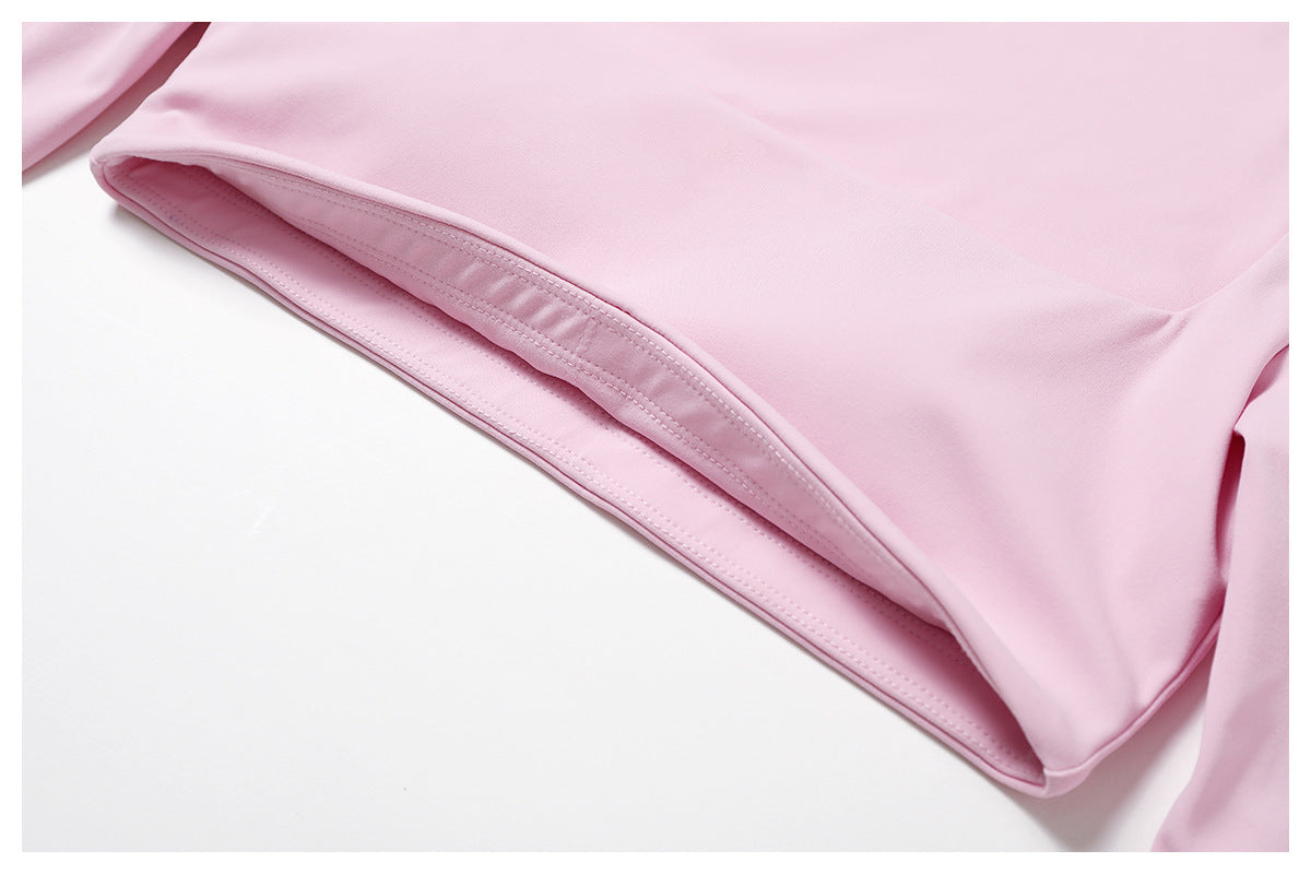 Long-Sleeve Cropped Sports Shirt