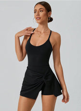 Elegance Flow  Seamless Yoga Jumpsuit