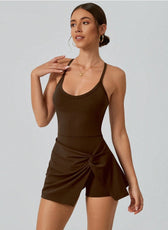 Elegance Flow  Seamless Yoga Jumpsuit