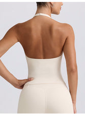 Halter Yoga Sports Bra