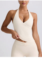 Halter Yoga Sports Bra