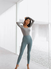 Long Sleeve Aerial Yoga Jumpsuit