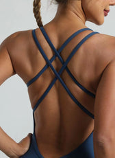 Seamless Backless Yoga Bodysuit