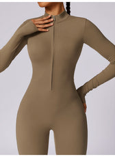 Long-Sleeve Yoga Bodysuit
