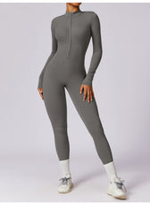 Long-Sleeve Yoga Bodysuit