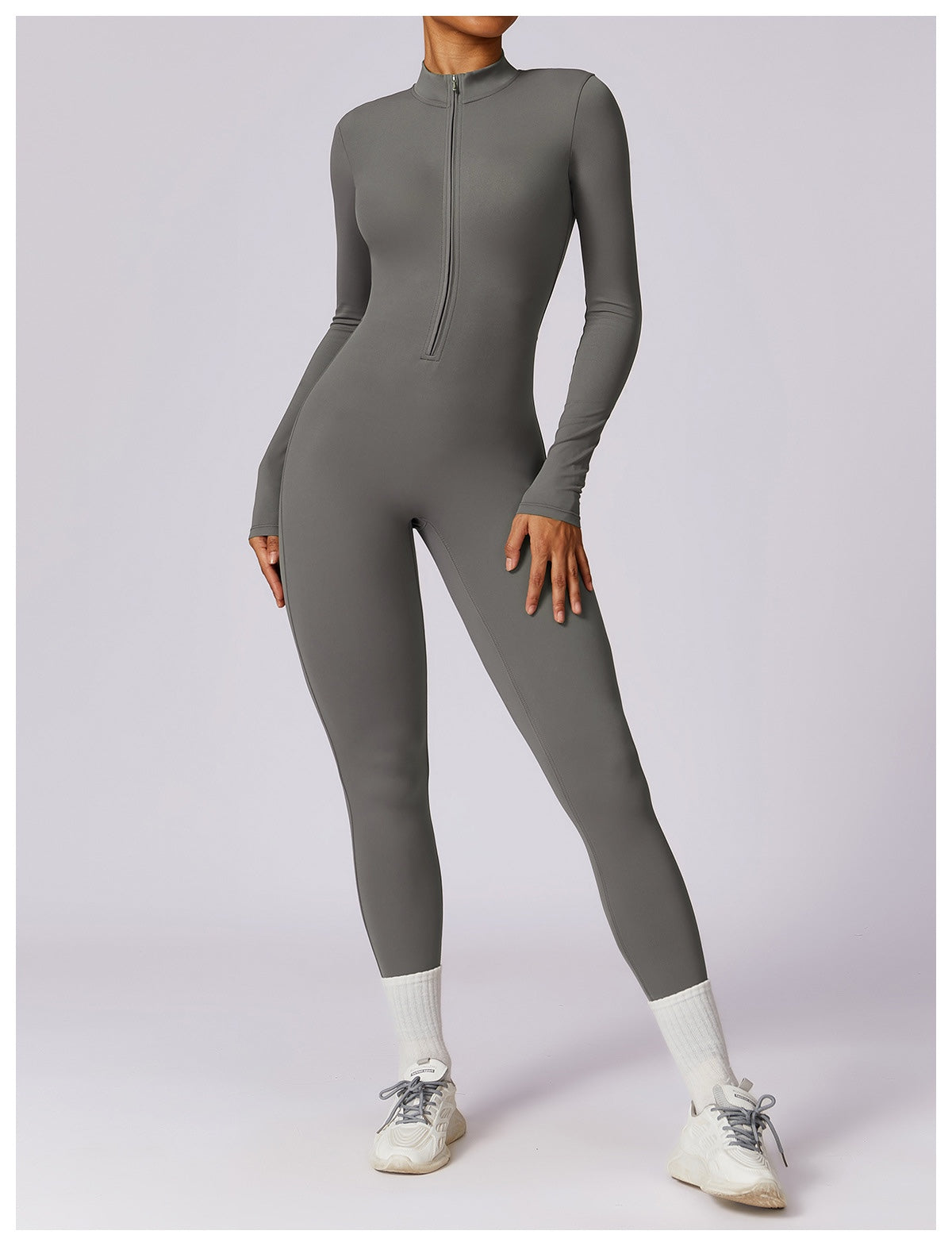 Long-Sleeve Yoga Bodysuit