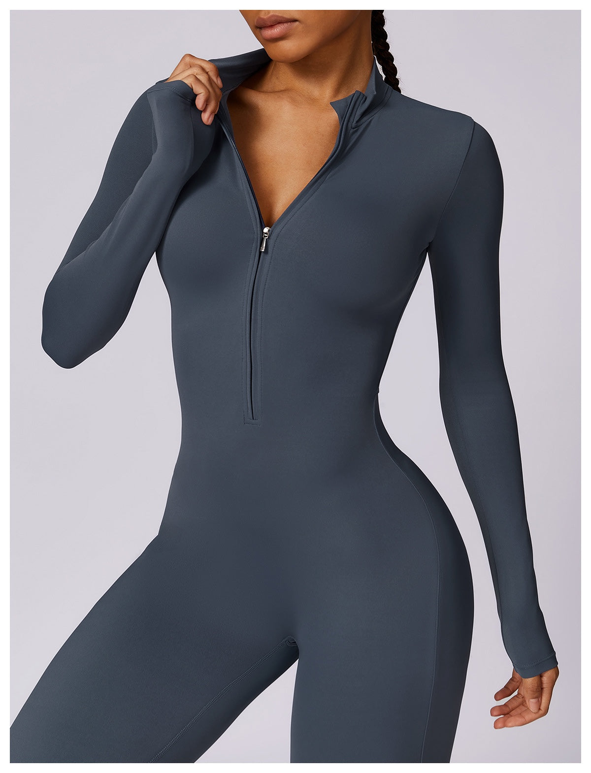 Long-Sleeve Yoga Bodysuit