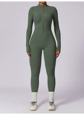 Long-Sleeve Yoga Bodysuit