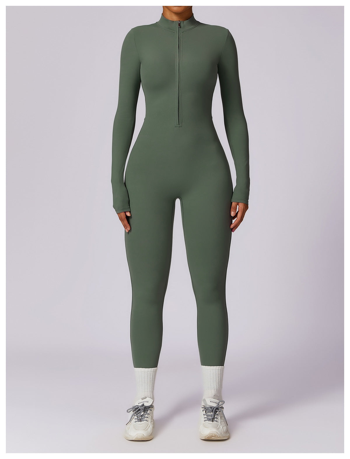 Long-Sleeve Yoga Bodysuit