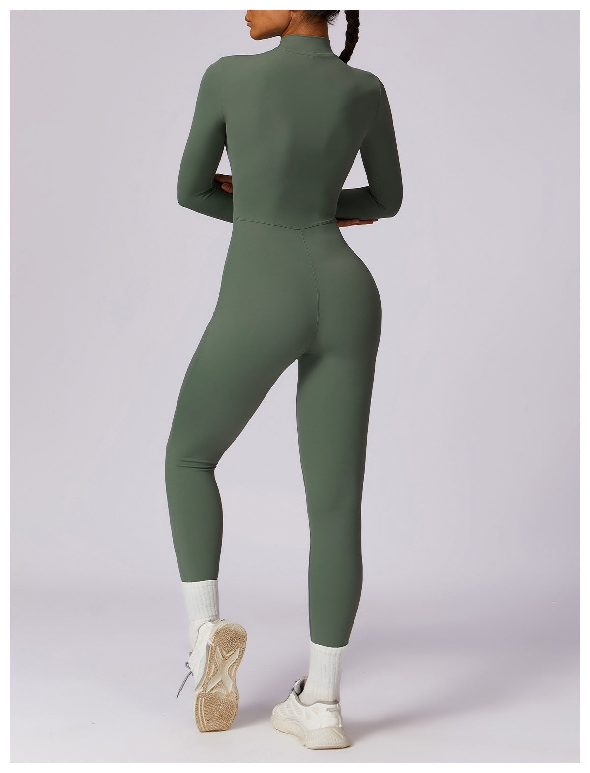 Long-Sleeve Yoga Bodysuit