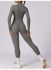 Long-Sleeve Yoga Bodysuit