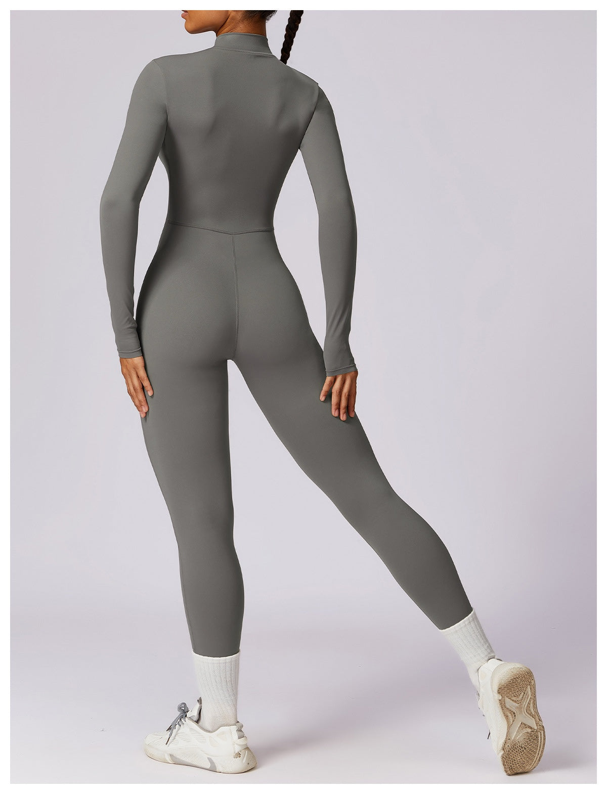 Long-Sleeve Yoga Bodysuit