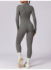 Long-Sleeve Yoga Bodysuit