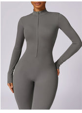 Long-Sleeve Yoga Bodysuit