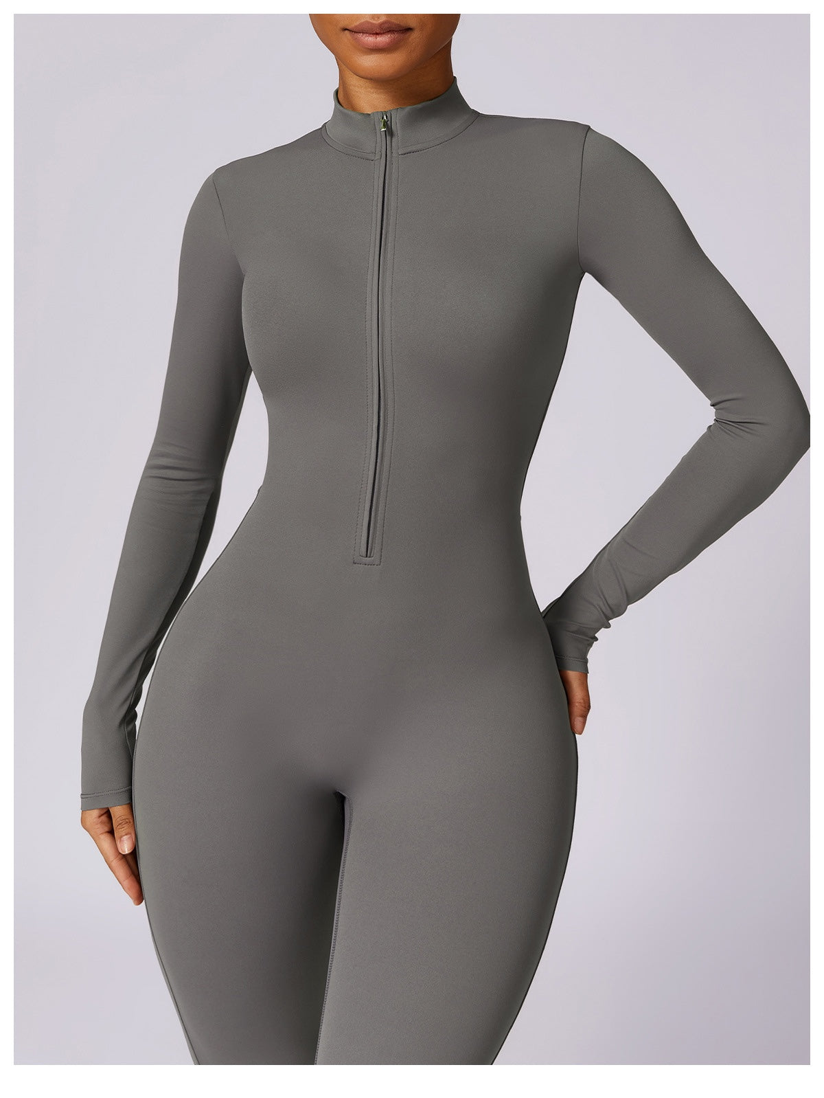 Long-Sleeve Yoga Bodysuit