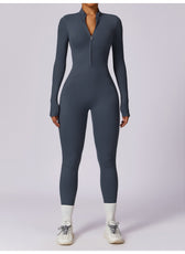 Long-Sleeve Yoga Bodysuit