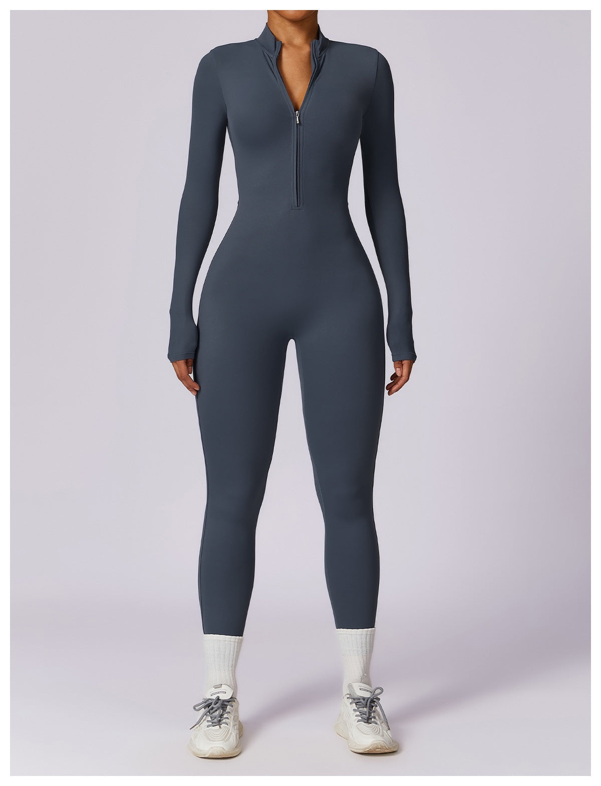 Long-Sleeve Yoga Bodysuit
