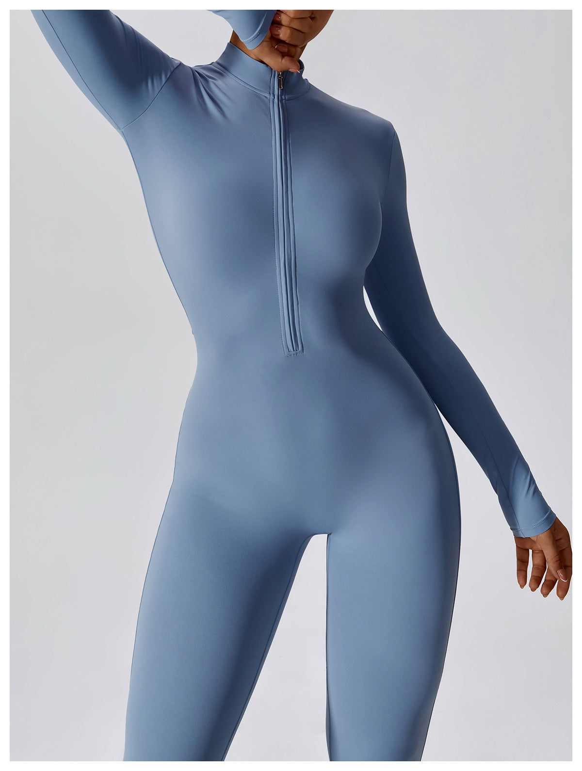 Long-Sleeve Yoga Bodysuit