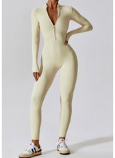 Long-Sleeve Yoga Bodysuit