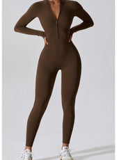 Long-Sleeve Yoga Bodysuit