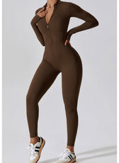 Long-Sleeve Yoga Bodysuit