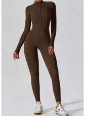Long-Sleeve Yoga Bodysuit