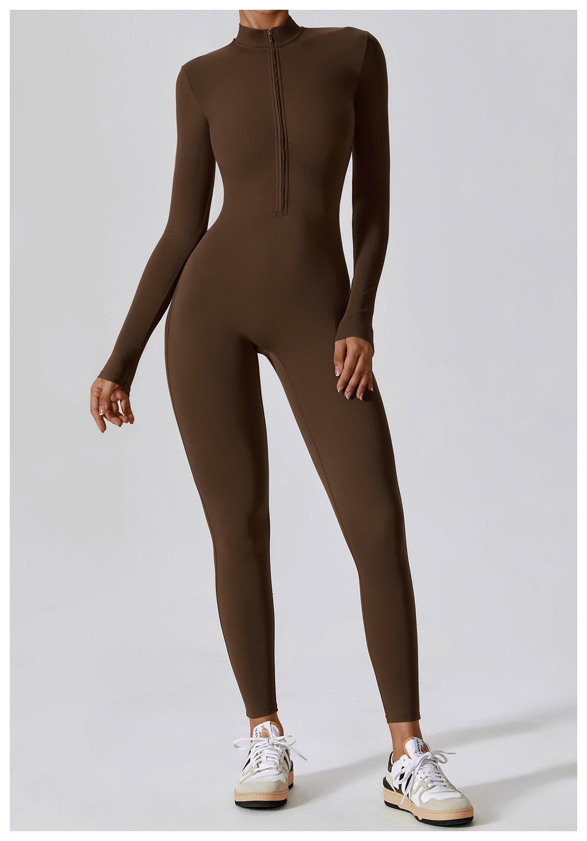 Long-Sleeve Yoga Bodysuit
