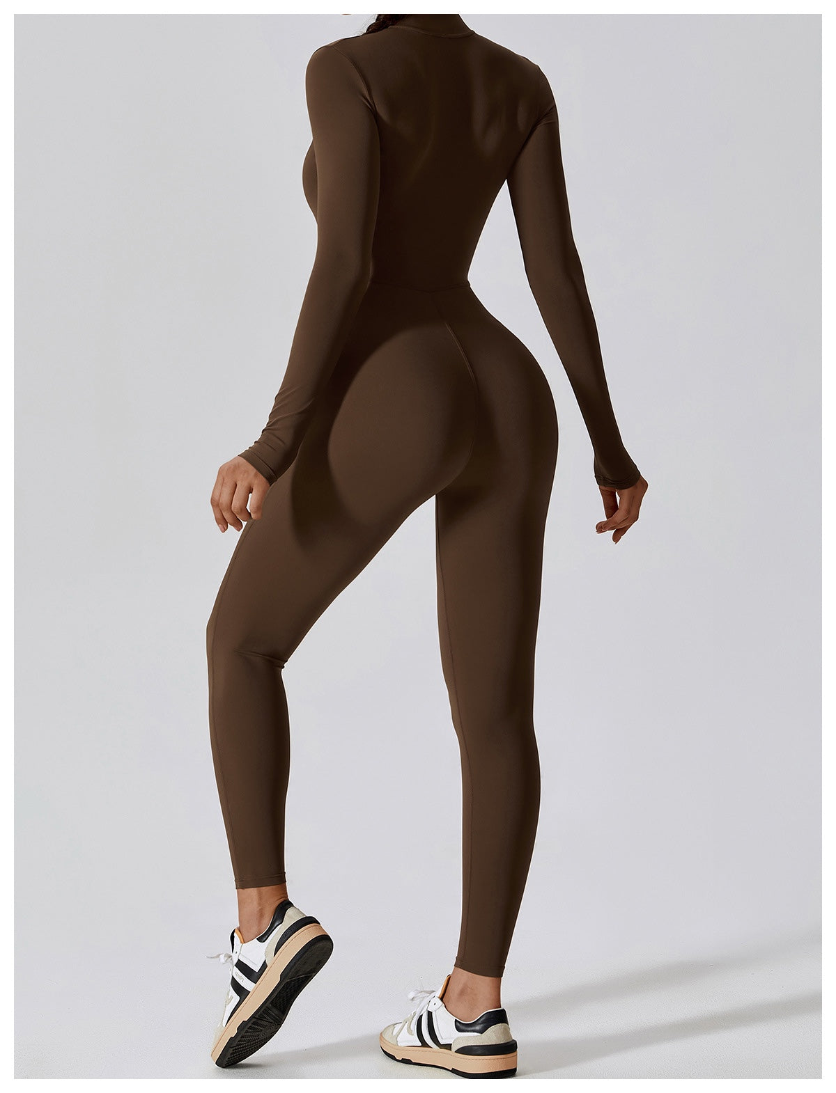 Long-Sleeve Yoga Bodysuit