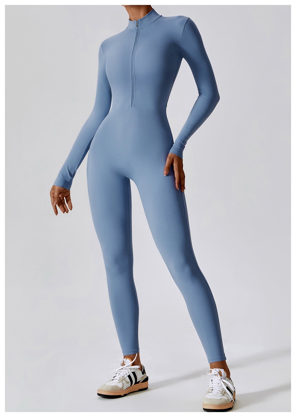 Long-Sleeve Yoga Bodysuit