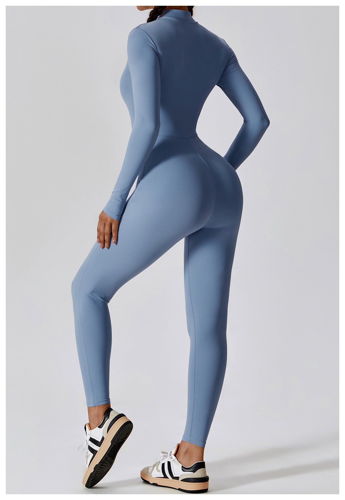 Long-Sleeve Yoga Bodysuit