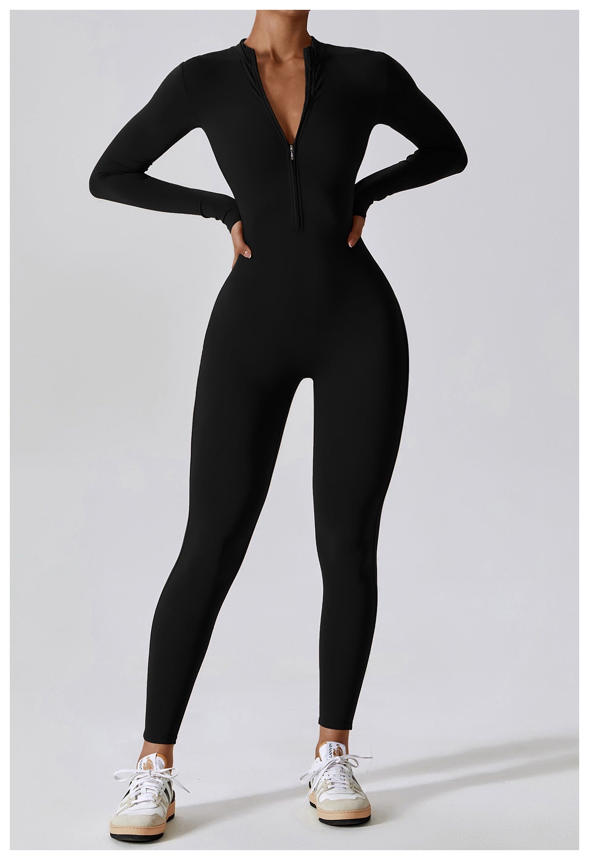 Long-Sleeve Yoga Bodysuit