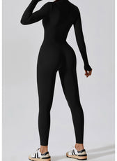Long-Sleeve Yoga Bodysuit