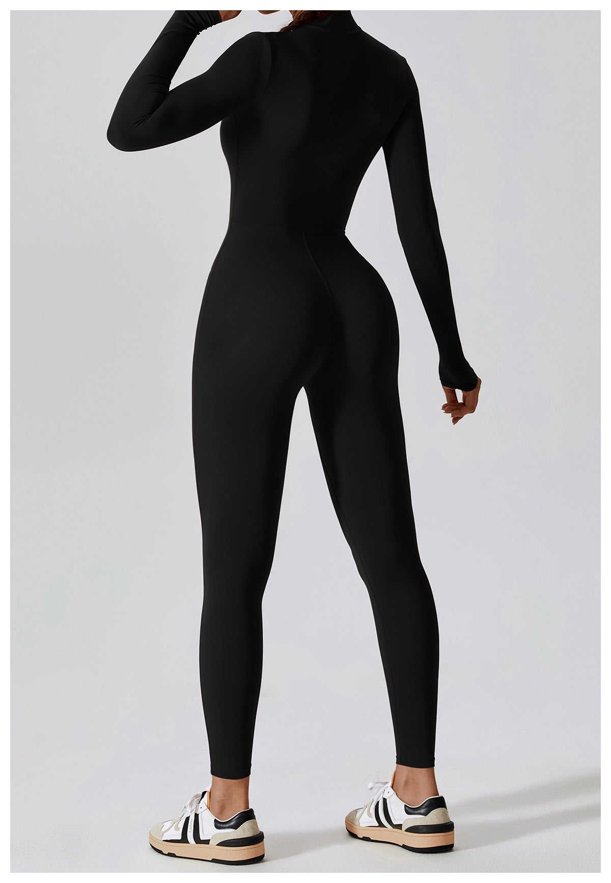 Long-Sleeve Yoga Bodysuit
