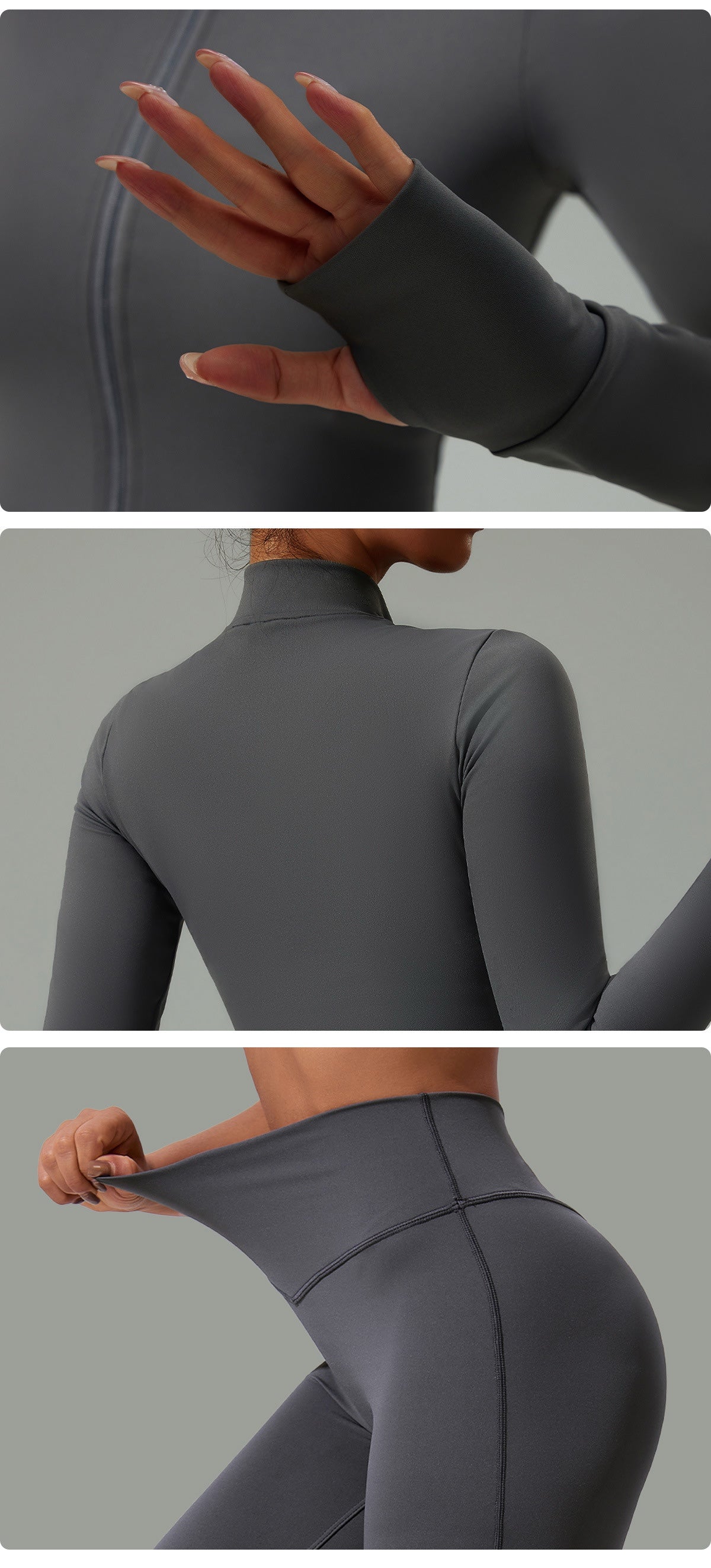 Three-Piece Quick-Dry Yoga Set — Breathable Sportswear