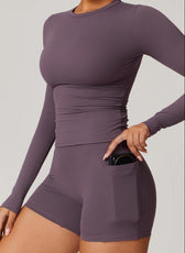 Long Sleeve Top and Shorts