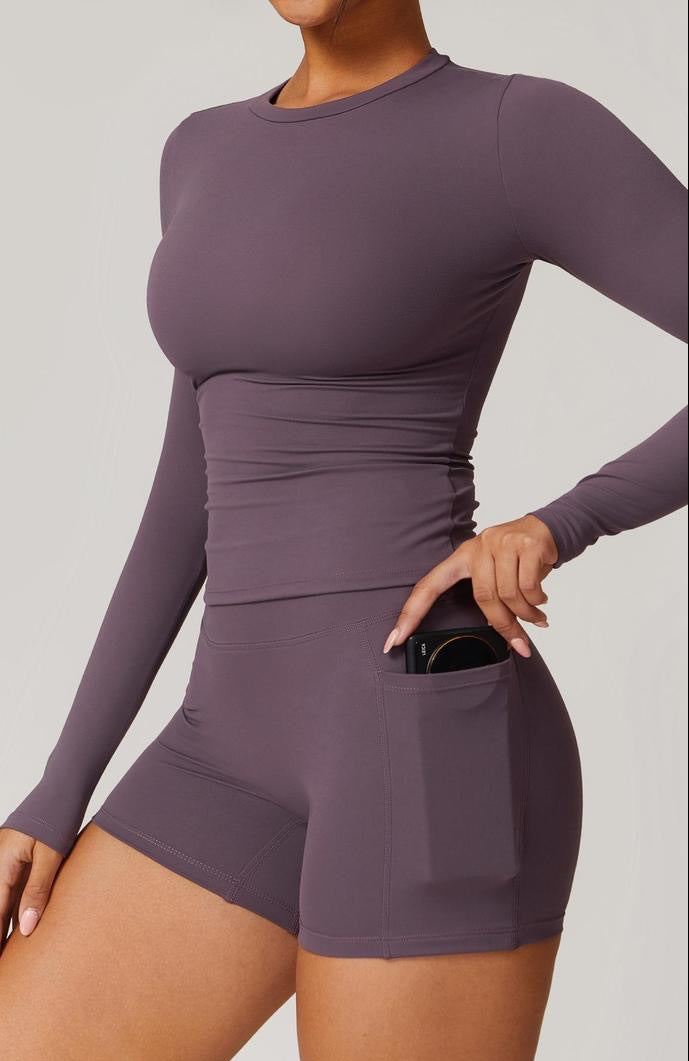 Long Sleeve Top and Shorts