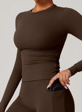 Long Sleeve Top and Shorts