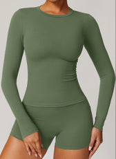 Long Sleeve Top and Shorts