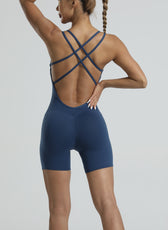 Seamless Backless Yoga Bodysuit