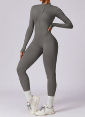 Long-Sleeve Yoga Bodysuit