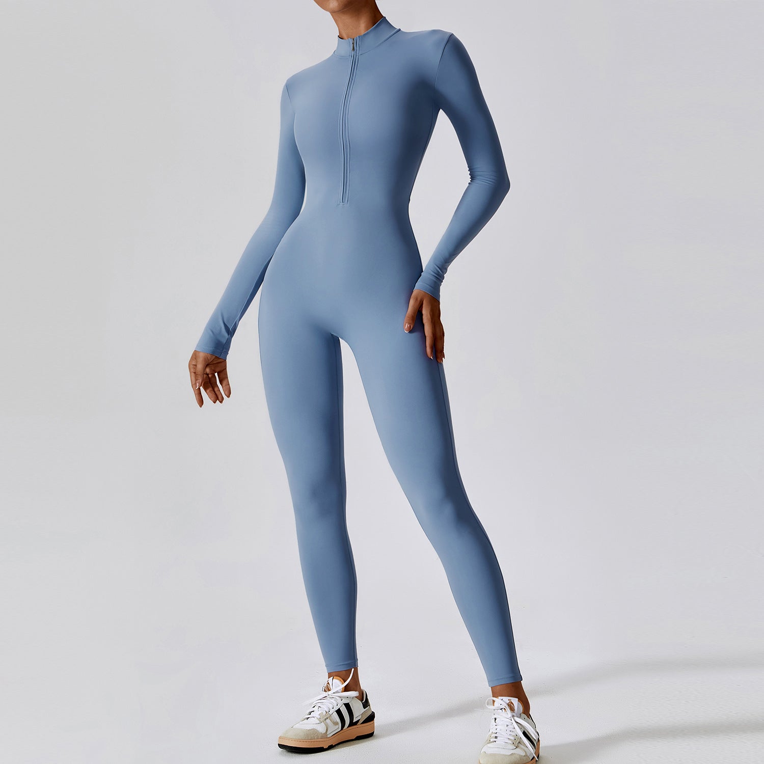 Long-Sleeve Yoga Bodysuit