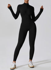 Long-Sleeve Yoga Bodysuit