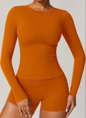 Long Sleeve Top and Shorts